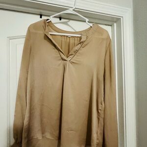 Blu Pepper Tan Women's Blouse